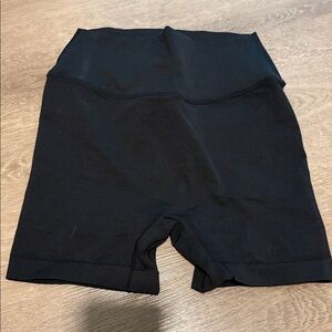 Black High-Waisted Shorts